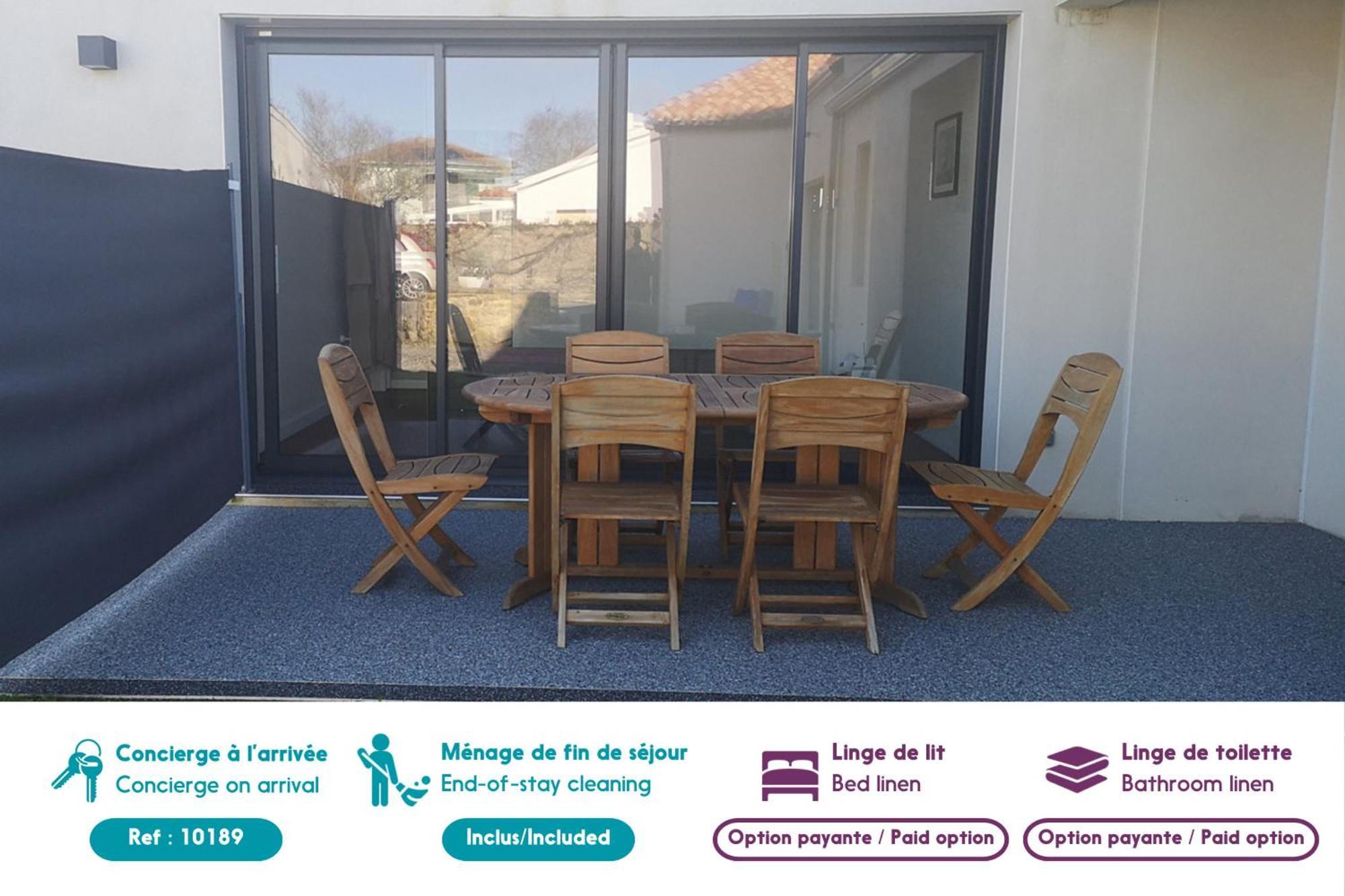 En Plein Centre, Jolie Maison Pour 6 Avec Jardin Beauvoir-sur-Mer Exterior foto
